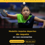 Medellín impulsa deportes de raqueta en sus escenarios