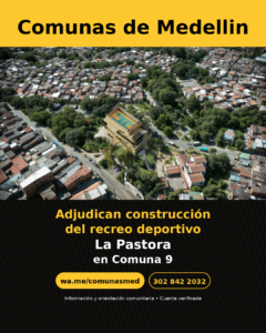 Adjudican construcción del recreo deportivo La Pastora en Comuna 9