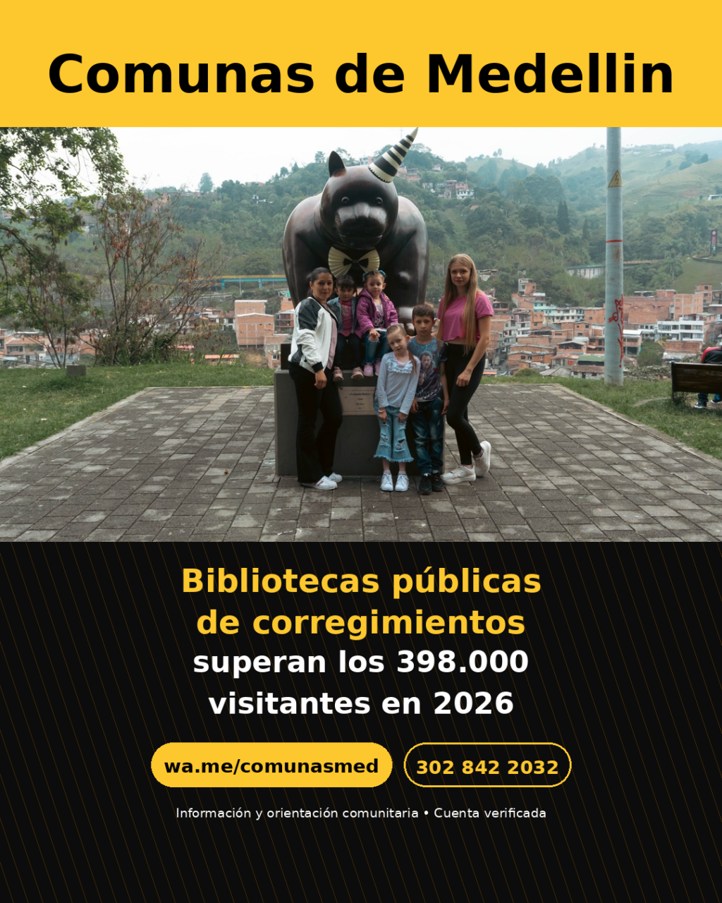 Bibliotecas públicas de corregimientos superan los 398.000 visitantes en 2026