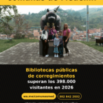 Bibliotecas públicas de corregimientos superan los 398.000 visitantes en 2026