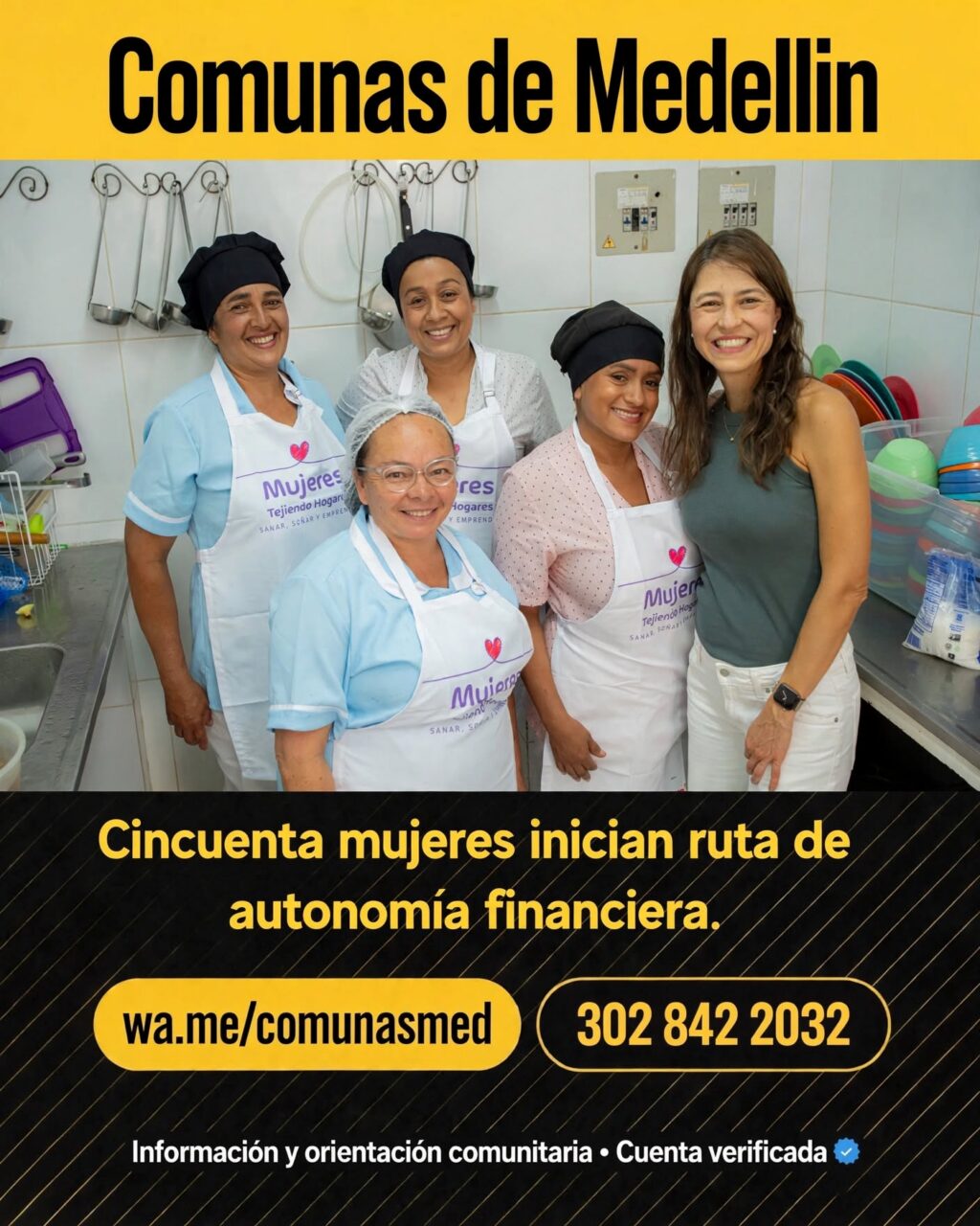 50 mujeres de Medellín inician ruta para fortalecer su autonomía económica